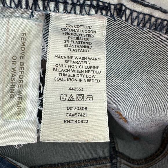 LOFT Medium Wash Curvy Skinny Ankle Fit Mid Rise Jeans Size 30/10 - Picture 7 of 7